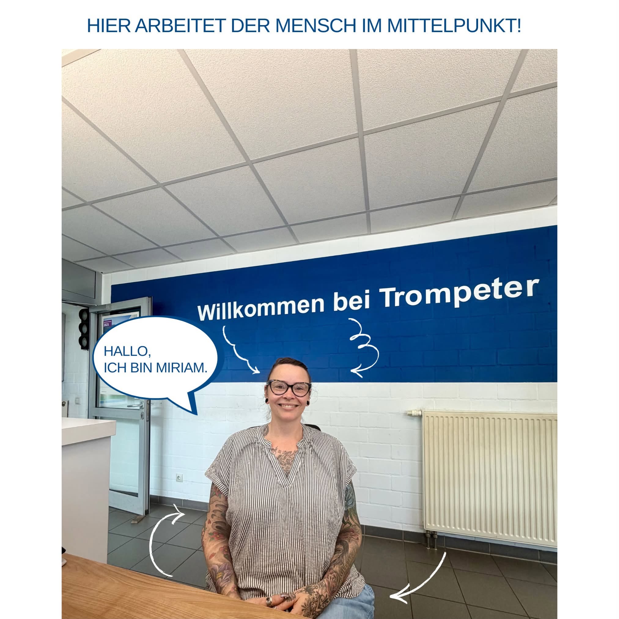 Unser Leitbild: Hier arbeitet der Mensch im Mittelpunkt